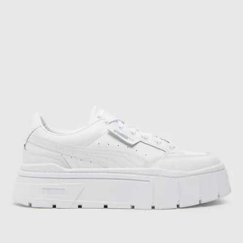 Puma Mayze Stack Trainers In White