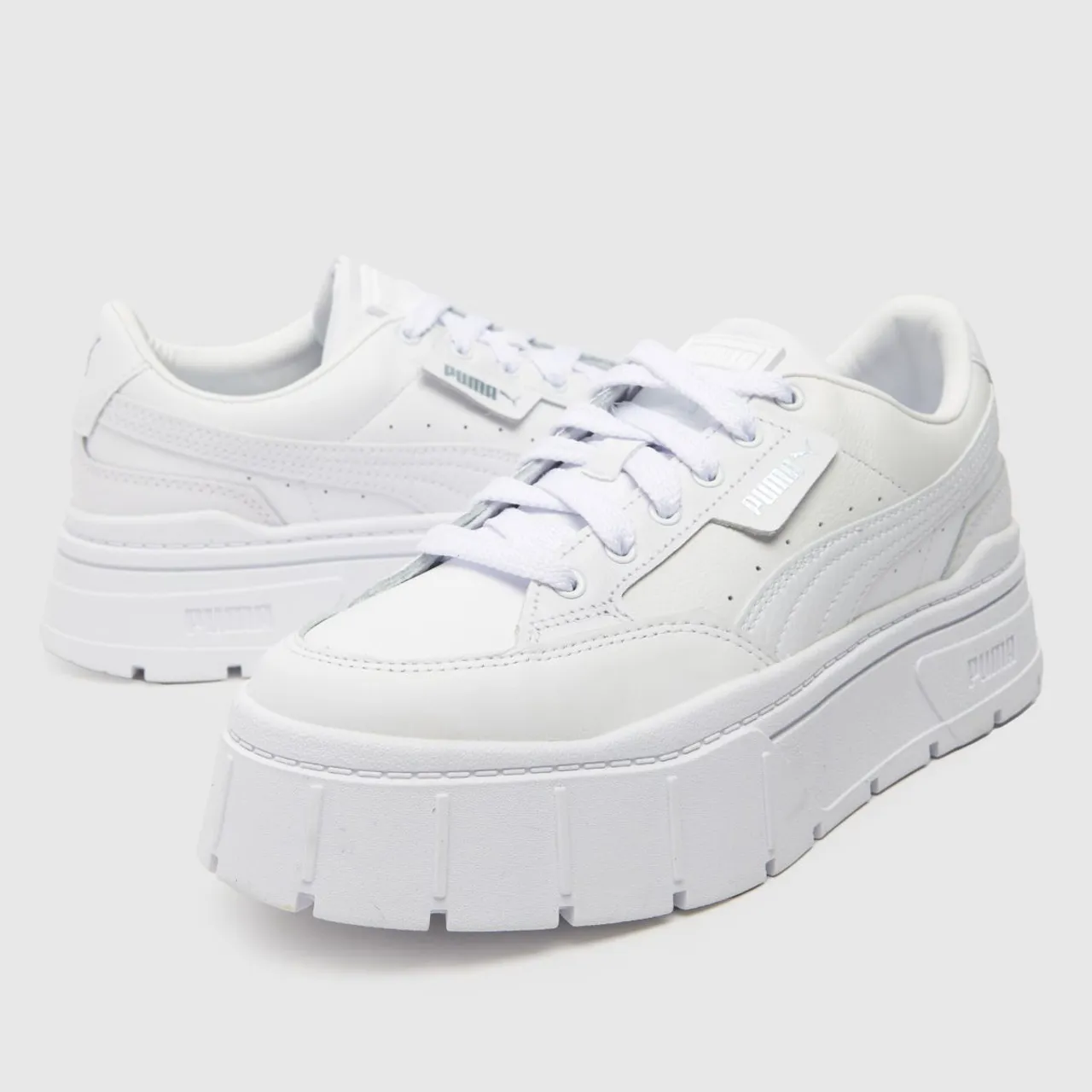 Puma Mayze Stack Trainers In White