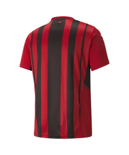 Puma Mens AC Milan Home Replica Jersey Shirt - Red