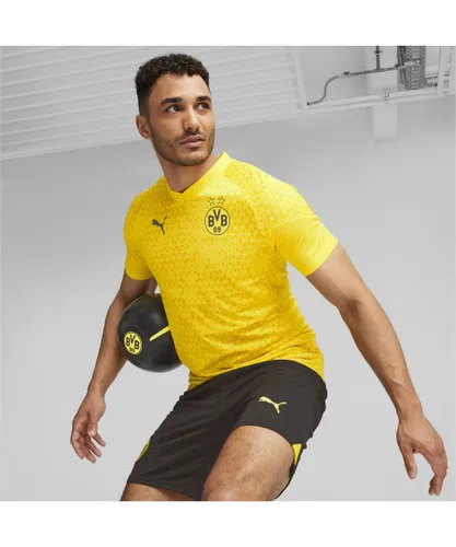 Puma Mens Borussia Dortmund Football Training Jersey - Yellow