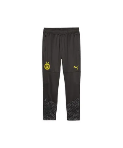 Puma Mens Borussia Dortmund Football Training Pants - Black