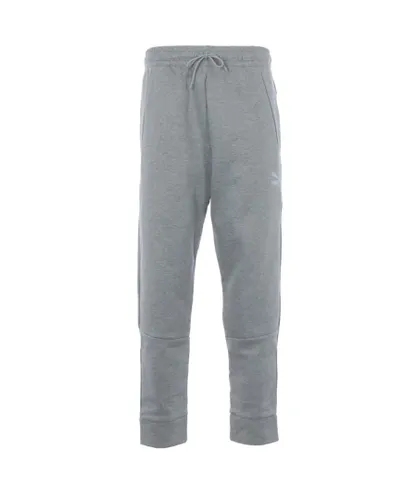 Puma Mens Classics Tech Pants - Grey Cotton