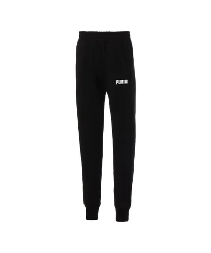 Puma Mens Essentials Fleece Pants - Black Cotton