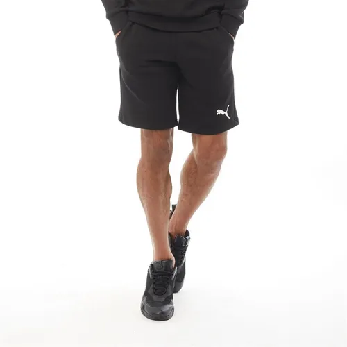 Puma Mens Essentials Fleece Shorts Black