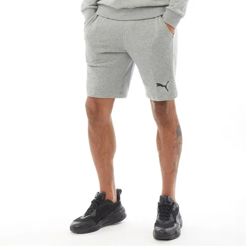 Puma Mens Essentials Fleece Shorts Grey
