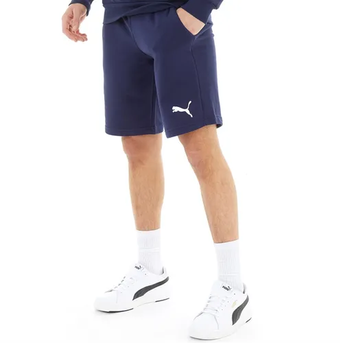 Puma Mens Essentials Fleece Shorts Navy
