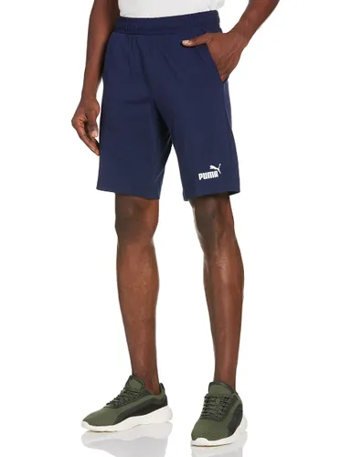 PUMA Men's Essentials Peacoat Jersey Shorts