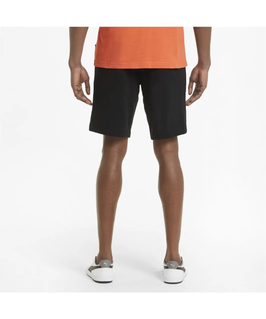 Puma Mens Essentials Shorts - Black Cotton