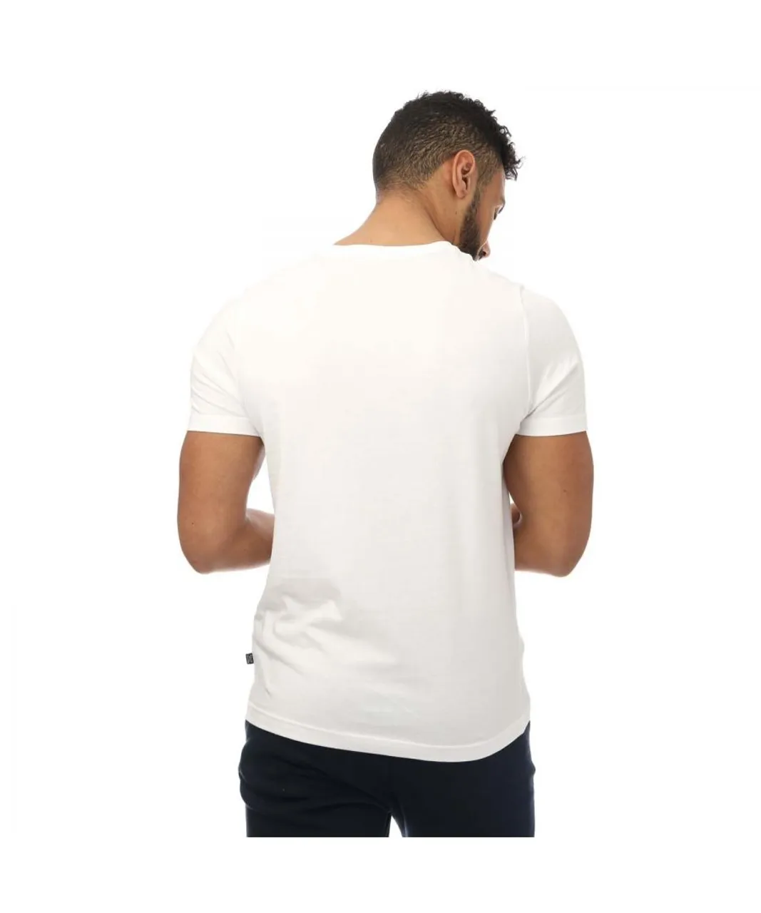 Puma Mens Essentials Small Logo T-Shirt - White Cotton