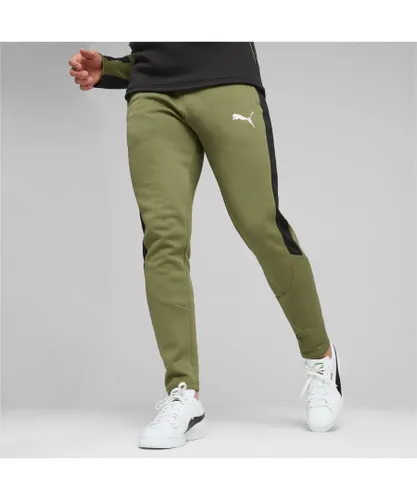 Puma Mens EVOSTRIPE Sweatpants - Green