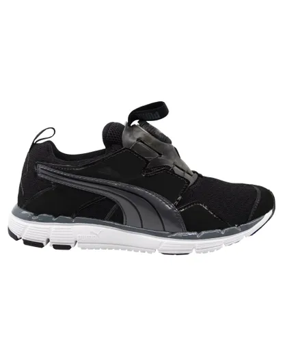 Puma Mens Faas Future Disc LTWT 2.0 Black Low Unisex Adults Running Shoes 357371 01 Textile