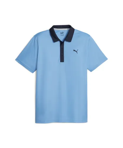 Puma Mens Gamer Golf Polo Shirt - Blue