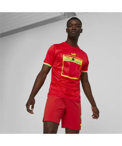 Puma Mens Ghana Away 22/23 Replica Jersey - Red