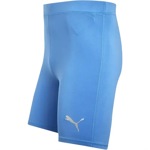 Puma Mens Liga Baselayer Tight Shorts Blue Glimmer