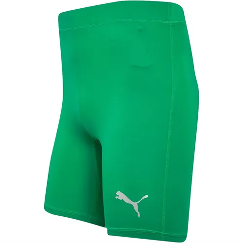 Puma Mens Liga Baselayer Tight Shorts Grassy Green