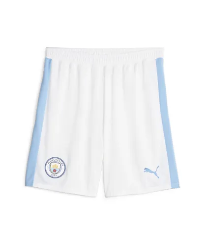 Puma Mens Manchester City Football Shorts - White