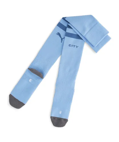 Puma Mens Manchester City Striped Football Socks - Blue