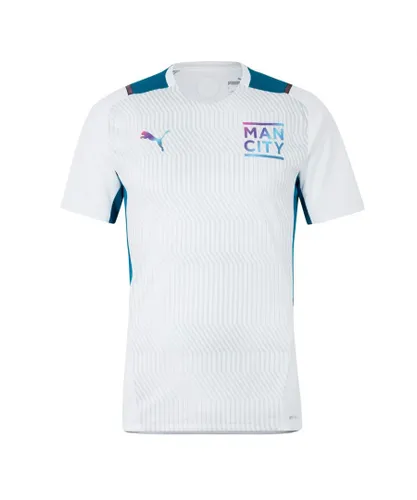 Puma Mens Manchester City Training Shirt Pro 2021 2022 - White