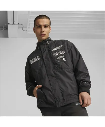 Puma Mens Mercedes-AMG Petronas Motorsport Garage Crew Jacket - Black