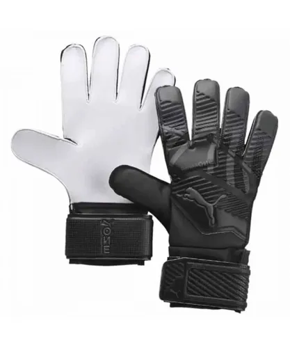 Puma Mens One Grip 4 RC Golakeeper Gloves - Black/White - Size UK 5