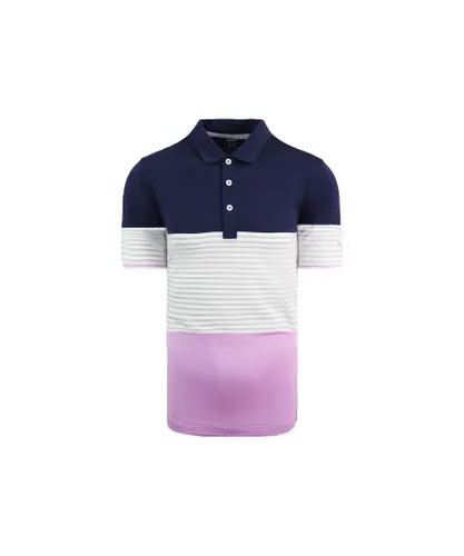 Puma Mens Performance Fit Cloudspun Taylor Golf Short Sleeve Men Polo Shirt 595789 09 - Purple