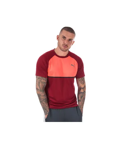 Puma Mens Power BND T-Shirt in Red