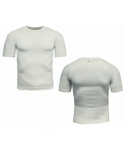 Puma Mens Short Sleeve Crew White Men Bodywear Functional Baselayer T-Shirt 741996 02
