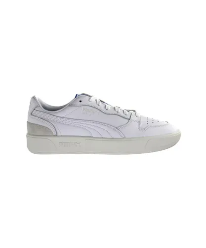 Puma Mens Skky LX Low R.Dassler Leg COL Lace-Up White Leather Men Trainer 374878 01