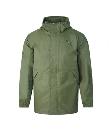 Puma Mens Stormcell Green Long Jacket Nylon