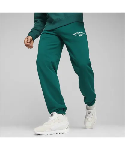 Puma Mens TEAM Sweatpants - Green