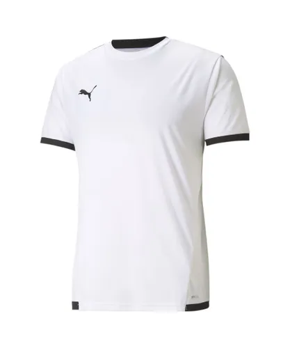 Puma Mens teamLIGA Football Jersey - White