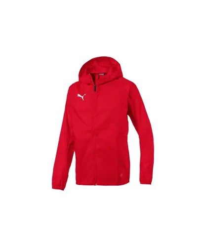 Puma Mens Train Rain Jacket in Red