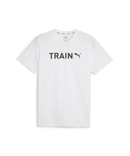 Puma Mens Training T-Shirt - White
