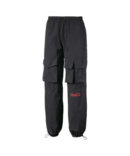 Puma Mens Woven Alteration Track Pants Cargo Style Joggers 579881 01 - Black Textile
