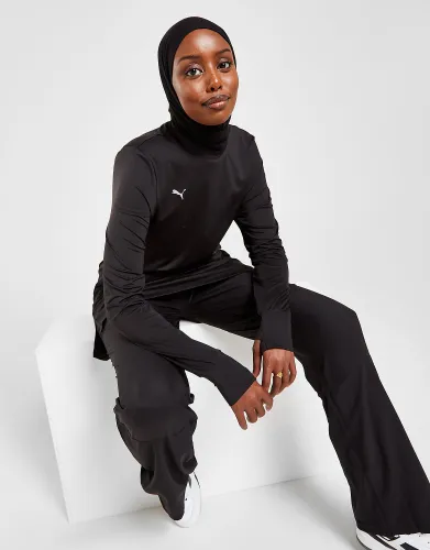 Puma Modest Long Sleeve Top - Black - Womens