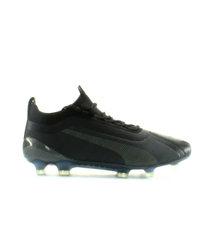 Puma One 5.1 FG/AG Black Synthetic Mens Lace Up Football Boots 105578 02