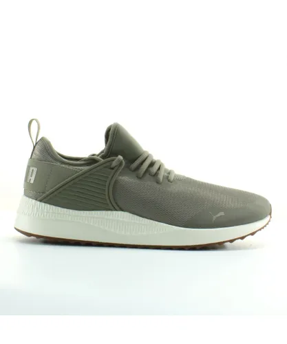 Puma Pacer Next Cage Grey Textile Mens Lace Up Trainers 365284 06