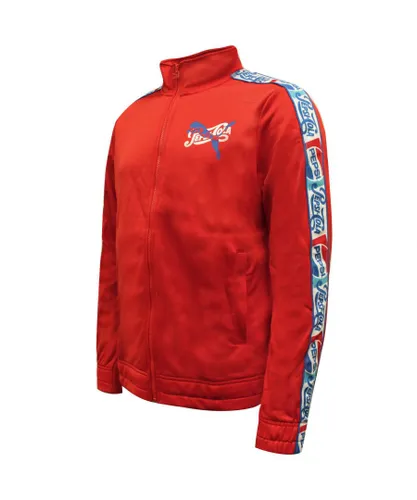 Puma Pepsi X Long Sleeve Mens Track Jacket Red 579268 02 A47E Textile