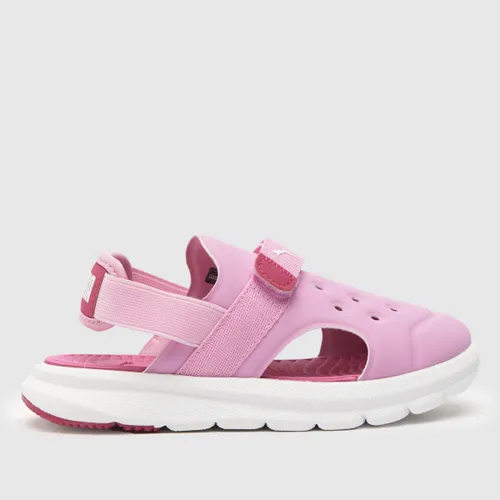 Puma Pink Evolve Ac Girls Toddler Sandals