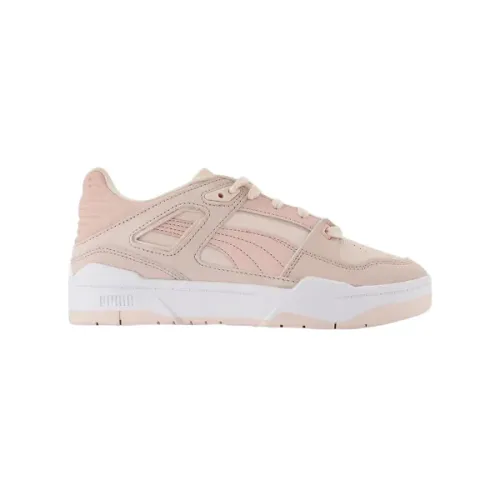 Puma , Pink Leather Slipstream Sneakers ,Pink female, Sizes: