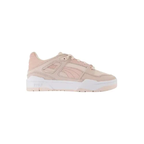 Puma , Pink Leather Slipstream Sneakers ,Pink female, Sizes:
