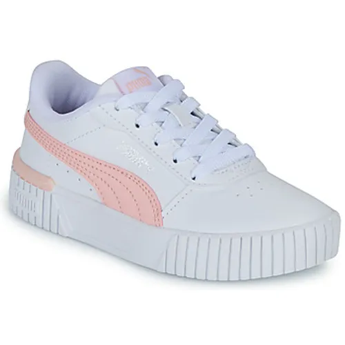 Puma  PS CARINA 20  girls's Children's Shoes (Trainers) in White