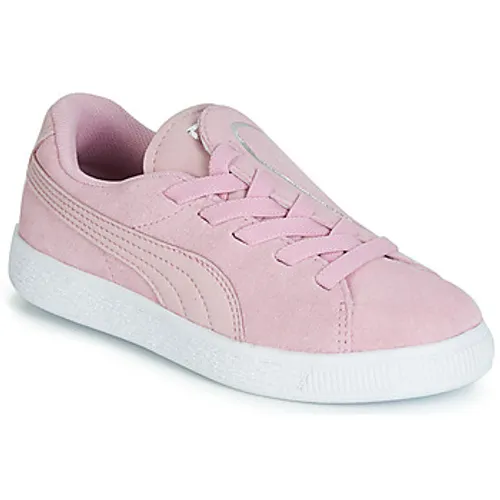 Puma  PS SUEDE CRUSH AC.LILAC  girls's Children's Shoes (Trainers) in Pink