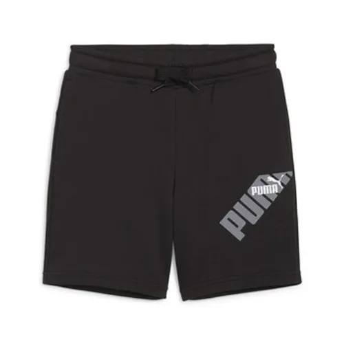 Puma  PUMA POWER GRAPHIC SHORTS TR  B  boys's Children's shorts in Black