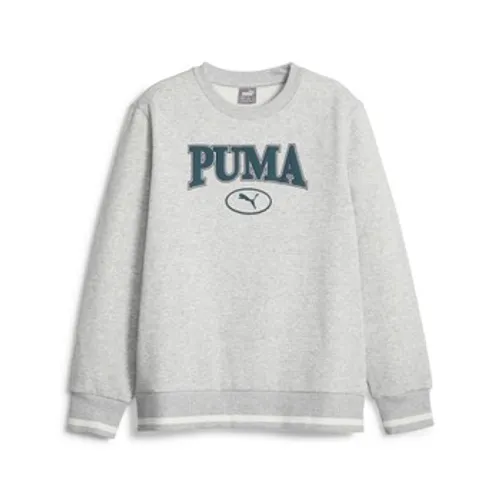 Puma  PUMA SQUAD CREW FL B  boys's Children's sweatshirt in Grey