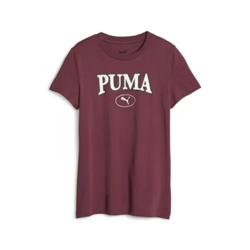 Puma  PUMA SQUAD GRAPHIC TEE G  girls's Children's T shirt in Purple