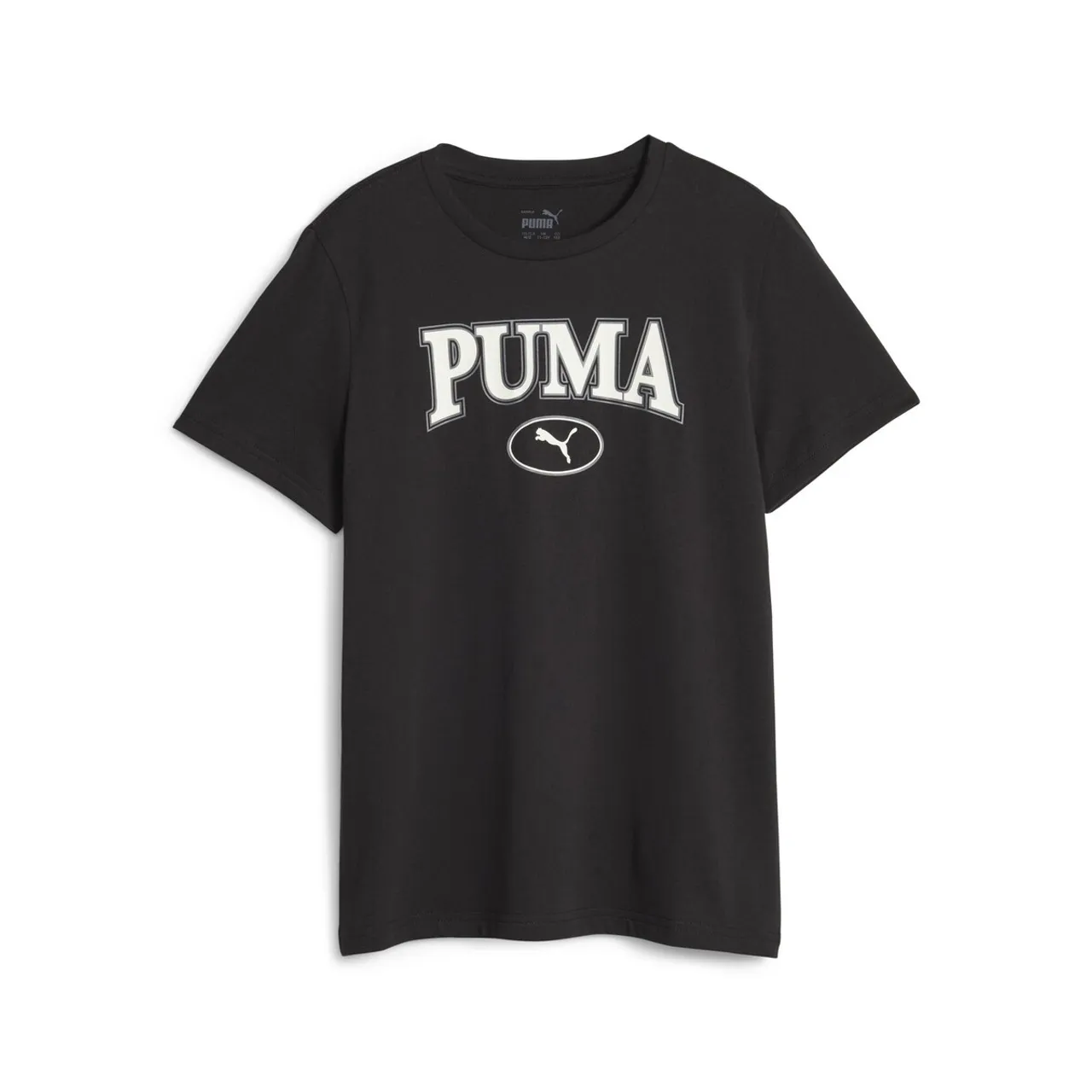 Puma  PUMA SQUAD TEE B  boys's Children's T shirt in Black