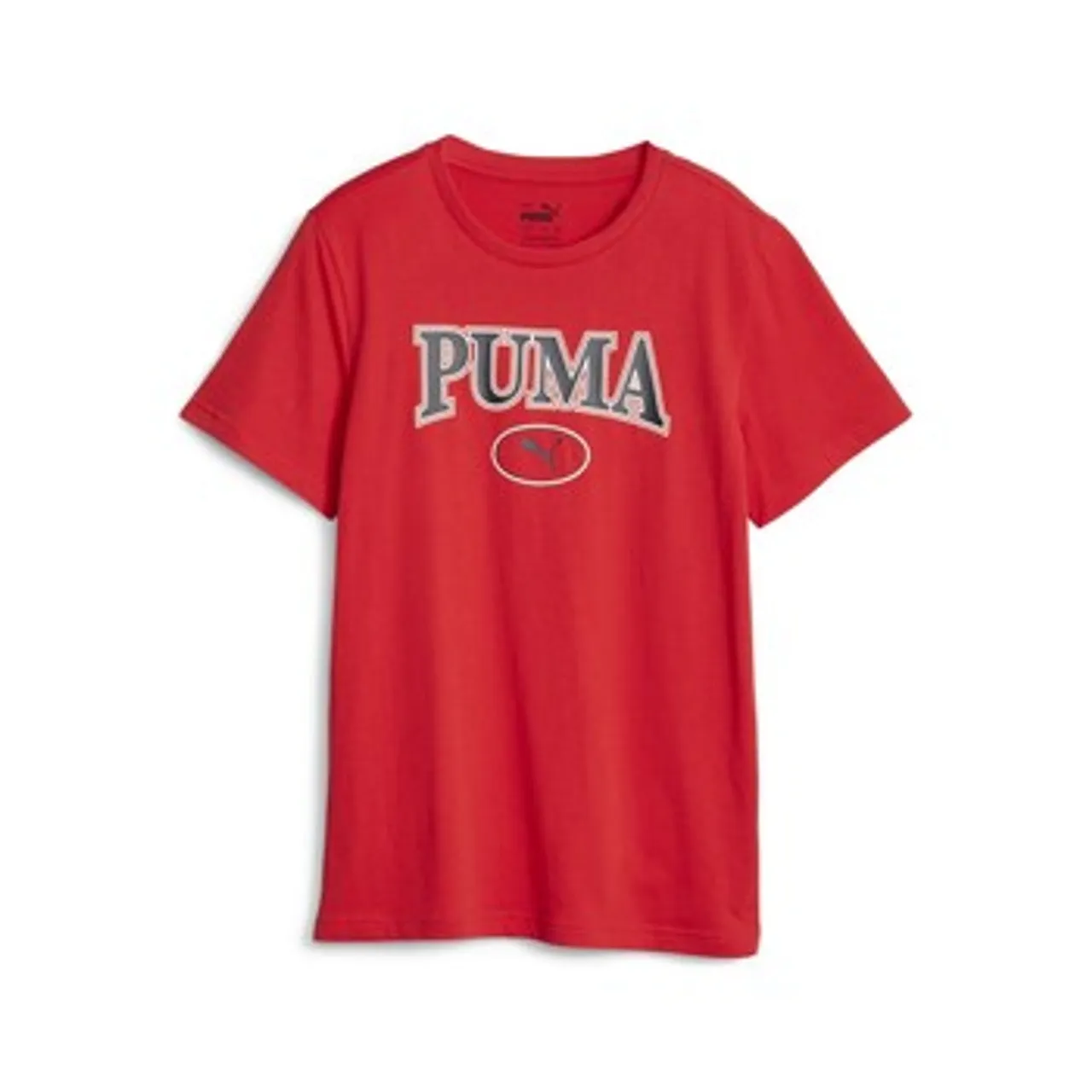 Puma  PUMA SQUAD TEE B  boys's Children's T shirt in Red