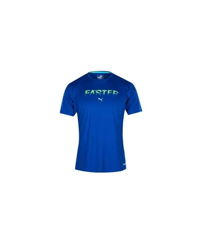 Puma PWRCool Blue "Faster" Short Sleeve Mens T-Shirt 513809 02 DD48