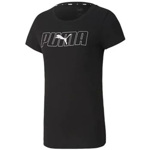 Puma  Rebel Graphic Tee  women's T shirt in Black